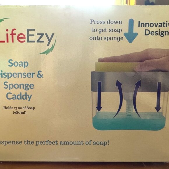 Soap Dispenser & Sponde Caddy (NEW) - Picture 1 of 1